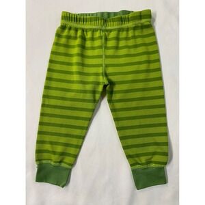 Patagonia Capilene 3 Lightweight Baselayer Pants Kids 12M Green Stripe Polartec